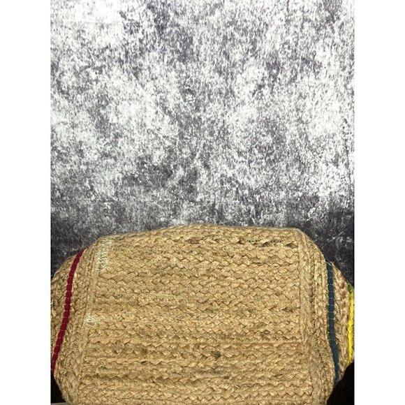 Rainbow Woven Jute Tote Handbag for Women by Antik Kraft - Picture 5 of 13